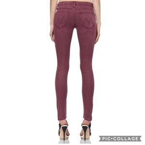 Mother The Looker Pop! Deep Maroon EUC